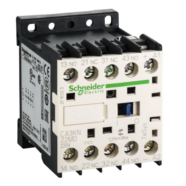 Vignette 2 produit TeSys CA3K - contacteur - 2F+2O - instantan - 10A - 220Vcc | Ref : CA3KN22MD