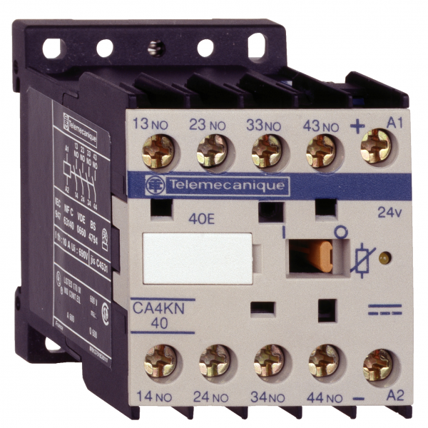Vignette 2 produit TeSys CA4K - contacteur - 4F+0O - instantané - 10A - 24Vcc | Ref : CA4KN40BW3