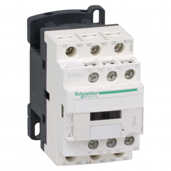 Vignette 2 produit TeSys CAD32 - contacteur - 3F+2O - instantan - 10A - 24Vca | Ref : CAD32B7