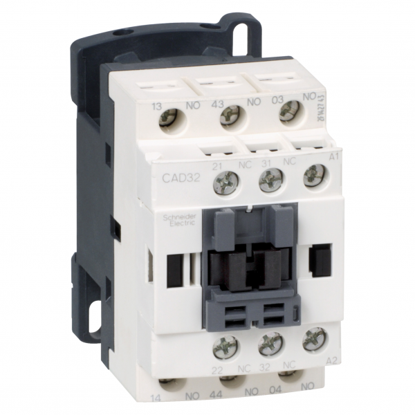 Vignette 2 produit TeSys CAD32 - contacteur - 3F+2O - instantané - 10A - 24Vcc | Ref : CAD32BL