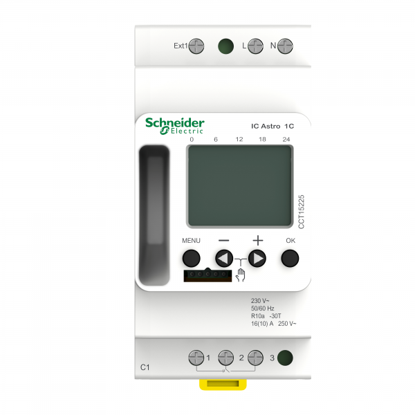 Vignette 2 produit Acti9 IC Astro - interrupteur crépusculaire programmable - 1 canal - smart | Ref : CCT15225