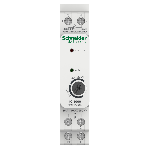 Vignette 2 produit Acti9 IC2000 - interrupteur crépusculaire - avec cellule murale | Ref : CCT15369