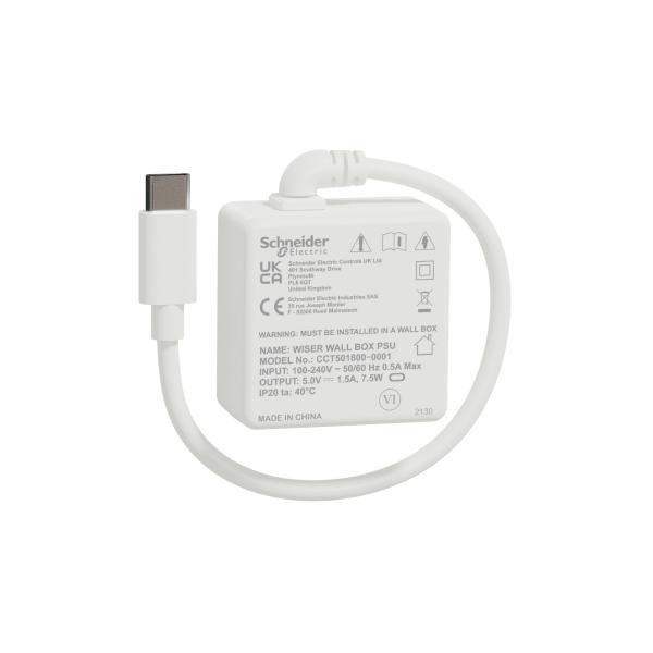Vignette 2 produit Wiser - Alimentation murale HUB0 2nd gen | Ref : CCT501800-0001