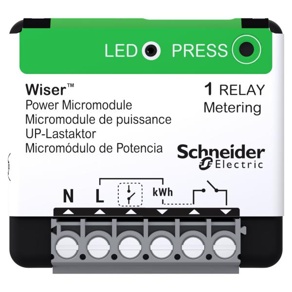 Vignette 2 produit Wiser - micromodule encastr - zigbee - pour pilotage ballon eau chaude - permet la programmation de la chauffe du ballon en fonction du contrat avec le fournisseur d\'nergie | Ref : CCTFR6730