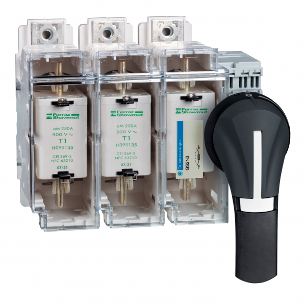 Vignette 2 produit TeSys GS - interrupteur sectionneur fusible - 3P - 250A - din 1 | Ref : GS2N3