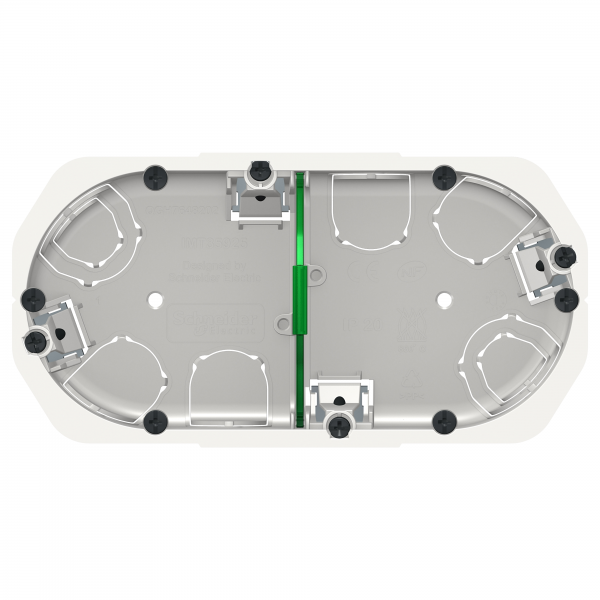 Vignette 2 produit Multifix - bote d'encastrement -  67mm - prof 50mm - 2 postes entraxe 71 mm | Ref : IMT35925