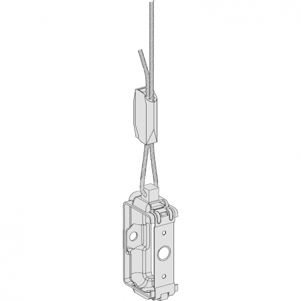 Vignette 2 produit Canalis KBA - trier universel - avec cable acier 3 m | Ref : KBA40ZFSU    