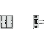 Vignette 2 produit Canalis KBB - embout de fermeture | Ref : KBB40AF