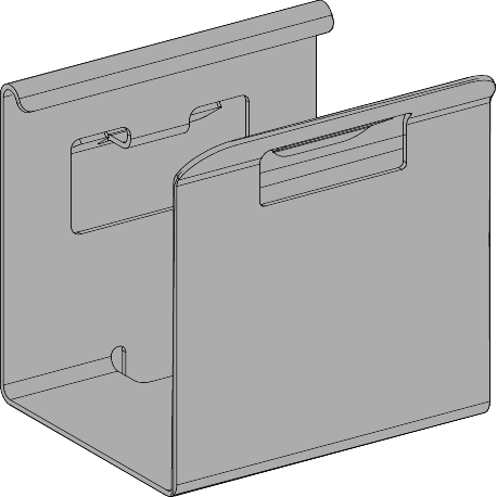 Vignette 2 produit Canalis KBB - support de canalisation  monter sur trier rglable | Ref : KBB40ZFG1    