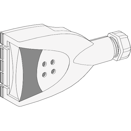 Vignette 2 produit Canalis KB - connecteur drivat. - 10A - slection de ph 3L+N+PE | Ref : KBC10DCB40   