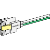 Vignette 2 produit Canalis KB- connecteur drivation 16A - L2+N+PE+bus - cable 1m | Ref : KBC16DCS201T