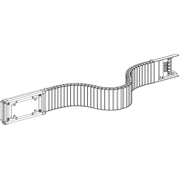 Vignette 2 produit Canalis KNA - lment cintrable 160A - longueur 1m | Ref : KNA160DF410  