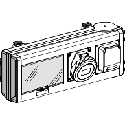 Vignette 2 produit Canalis KNA - connecteur de drivation 32A - 2 prises industrielles IEC | Ref : KNB32CP35    