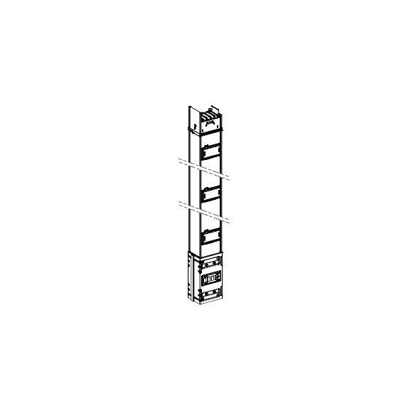 Vignette 2 produit Canalis KSA - lment de distribution - 1,5M - 3 trappes 1000A | Ref : KSA1000EV4153