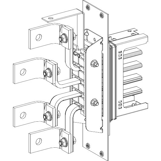 Vignette 2 produit Canalis KSA - unit d'alimentation - 250A - avec entretoise | Ref : KSA250AE4    