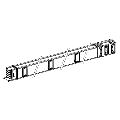 Vignette 2 produit Canalis KSA - tronon droit 500A - 3m - 6 sorties de drivation | Ref : KSA500ED4306 