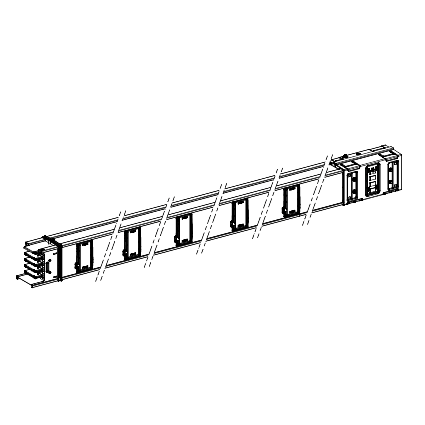 Vignette 2 produit Canalis KSA - tronçon droit 630A - 5m - 10 sorties de dérivation | Ref : KSA630ED35010