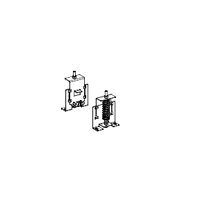 Vignette 2 produit Canalis KSB - supports  poser (2) colonnes montantes - application multistock. | Ref : KSB1000ZV3   