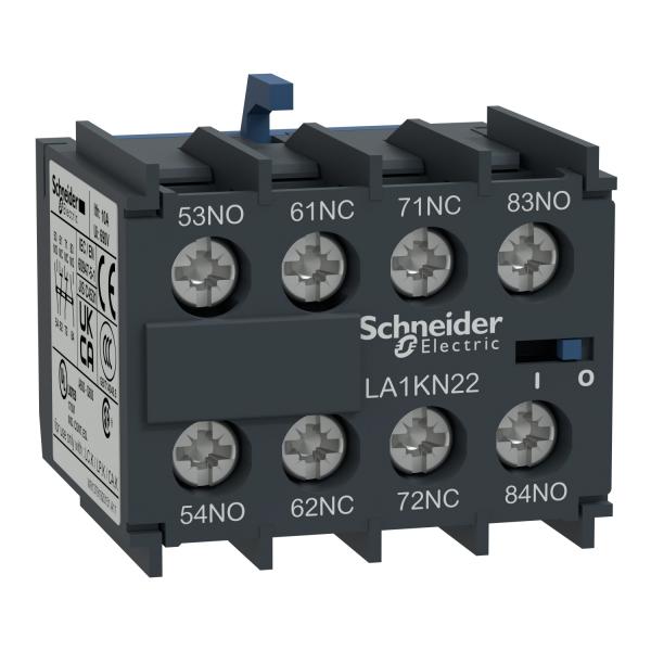 Vignette 2 produit TeSys CA - bloc de contacts auxiliaires - 0F+4O - bornes  vis-triers | Ref : LA1KN04