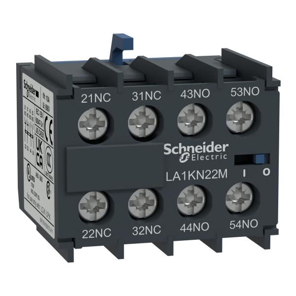Vignette 2 produit TeSys CA - bloc de contacts auxiliaires - 2F+2O - bornes à vis-étriers | Ref : LA1KN22M