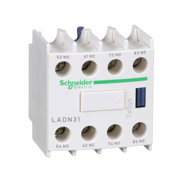 Vignette 2 produit TeSys D - bloc de contacts auxiliaires - 3F+1O - bornes  vis-triers | Ref : LADN31
