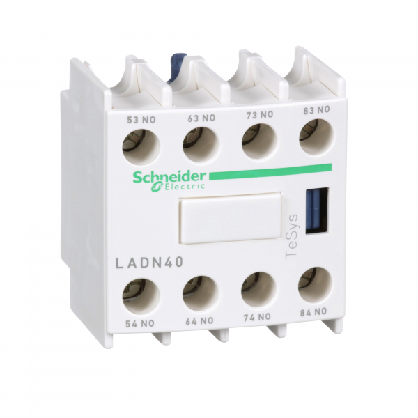 Vignette 2 produit TeSys D - bloc de contacts auxiliaires - 4F+0O - bornes  vis-triers | Ref : LADN40