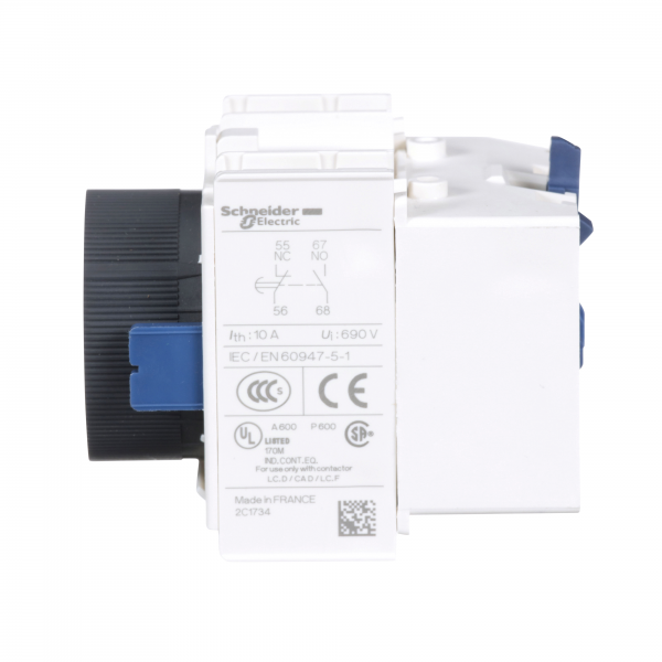 Vignette 2 produit TeSys D - bloc de contacts auxiliaires - 1F+1O - bornes  vis-triers | Ref : LADT2