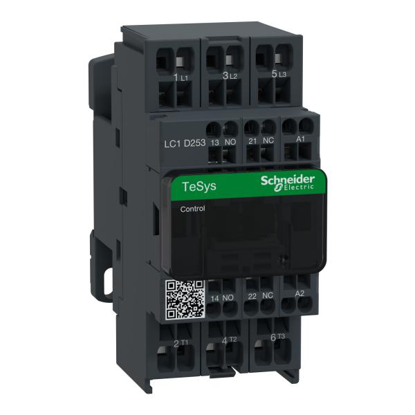 Vignette 2 produit TeSys LC1D - contacteur - 3P - AC-3 440V - 25A - bobine 24Vca | Ref : LC1D253B7    