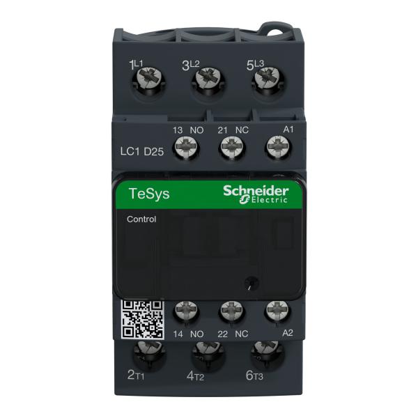 Vignette 2 produit TeSys LC1D - contacteur - 3P - AC-3 440V - 25A - bobine 48Vca | Ref : LC1D25E7