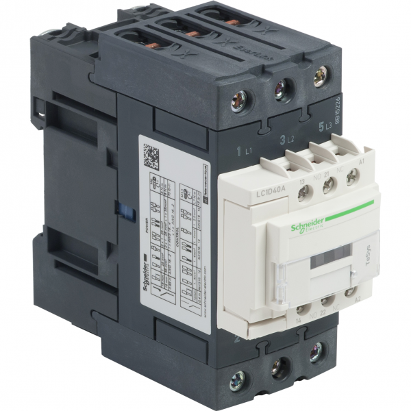 Vignette 2 produit TeSys LC1D - contacteur - 3P - AC-3 440V - 40A - bobine 24Vca | Ref : LC1D40AB7