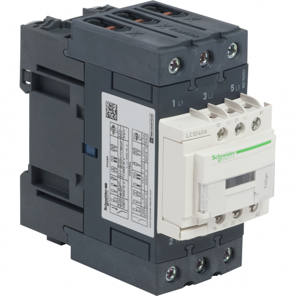 Vignette 2 produit TeSys LC1D - contacteur - 3P - AC-3 440V - 40A - bobine 110Vca | Ref : LC1D40AF7