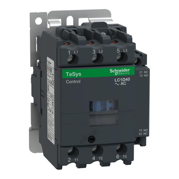 Vignette 2 produit TeSys D - contacteur EN60335 - 3P (3NO) + 1NO + 1NF - AC3 <=440V 40A - 230Vca | Ref : LC1D40P7S335