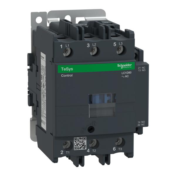 Vignette 2 produit TeSys LC1D - contacteur - 3P - AC-3 440V - 80A - bobine 48Vca | Ref : LC1D80E7