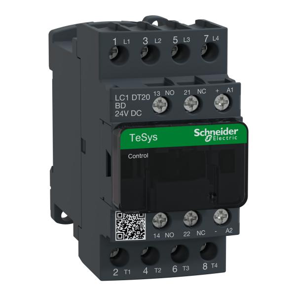 Vignette 2 produit TeSys LC1D - contacteur - 4P - AC-1 440V - 20A - bobine 24Vcc | Ref : LC1DT20BD
