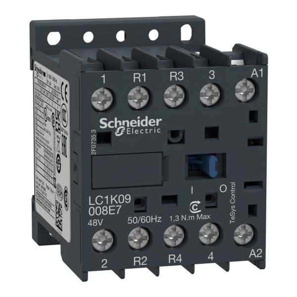 Vignette 2 produit TeSys LC1K - contacteur - 4P (2F+2O) - AC-1 440V - 20A - bobine 48Vca | Ref : LC1K09008E7