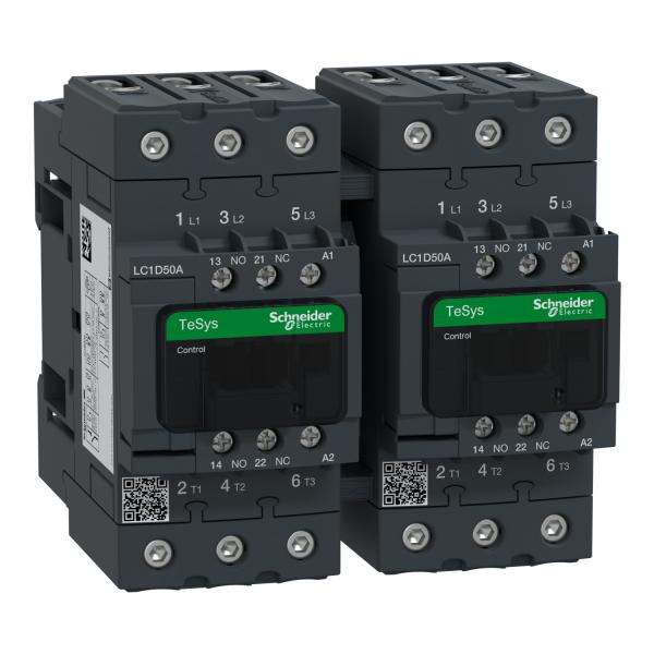 Vignette 2 produit TeSys D - Cont inv everlink 3p ac3 440v 50a bob 24v ca-50/60hz | Ref : LC2D50AB7