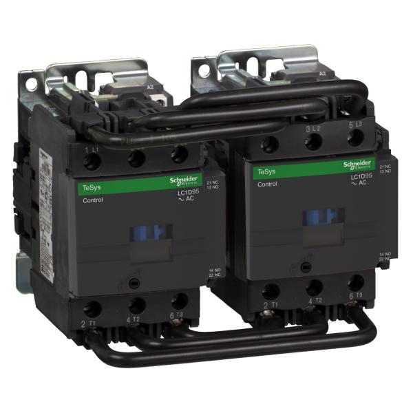Vignette 2 produit TeSys LC2D - contacteur inverseur - 3P - AC-3 440V - 95A - bobine 24Vca | Ref : LC2D95B7