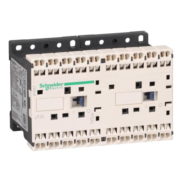 Vignette 2 produit TeSys LP2K - contacteur inverseur - 3P - AC-3 440V - 9A - bobine 24Vcc | Ref : LP2K09013BD