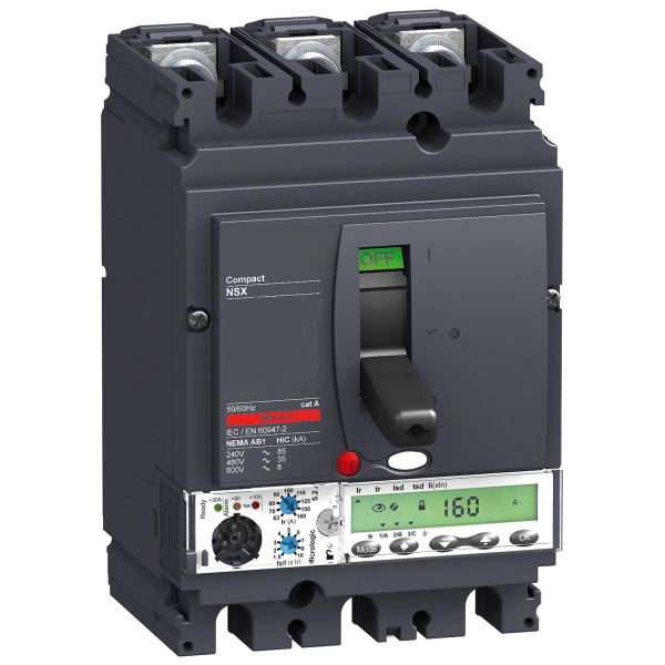 Vignette 2 produit Compact NSX - NSX250f micrologic 5.2 a 250a 3p3d disjoncteur compact | Ref : LV431860