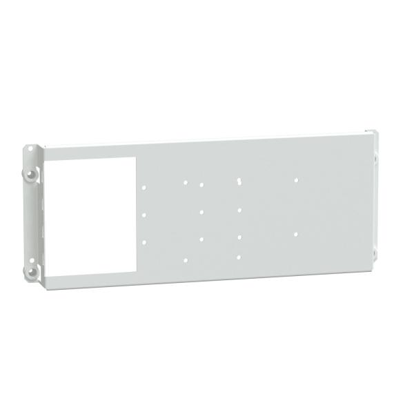 Vignette 2 produit PrismaSeT - Platine tarif jaune INV/NSX 100/250 - classe 2 - 3 modules verticaux - L=600xH=150mm - Blanc RAL9003 - IK07 - conforme NF EN 61439-1-2 | Ref : LVS03143