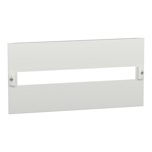 Vignette 2 produit PrismaSeT G - Plastron en acier modulaire dcoup pour coffret/armoire L600mm - position verticale - 5 Modules verticaux - L500mm - H250mm - blanc RAL9003  - IK07 - conforme NF EN 61439-2/CEI 61439-1 | Ref : LVS03205