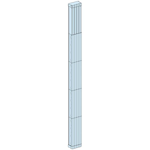 Vignette 2 produit Linergy BW - Jeu de barres isoles install en position vertical  l\'arrire des coffrets/armoire - raccordement tous les 25mm - 160A - 4P - L1000mm - conforme NF EN 61439-2/CEI 61439-1 - compatible PrismaSeT G/P | Ref : LVS04121