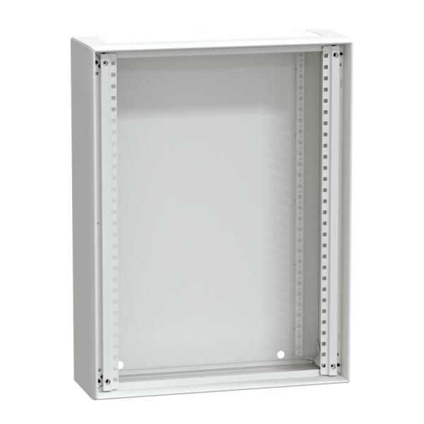 Vignette 2 produit PrismaSeT G - Coffret livré en kit - 15 Modules verticaux - Installation en saillie - classe 1 - L600xH780xP205 - blanc RAL9003 - 630A 50/60Hz - IP30 - IK07 - conforme CEI 61439-1/NF EN 61439-2/CEI 62208 | Ref : LVS08105