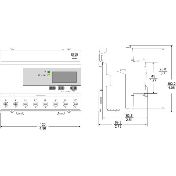 Vignette 2 produit PowerLogic - transformateur de courant - tore souple ouvert - 300mm - 600V - 5kA | Ref : METSECTR30500