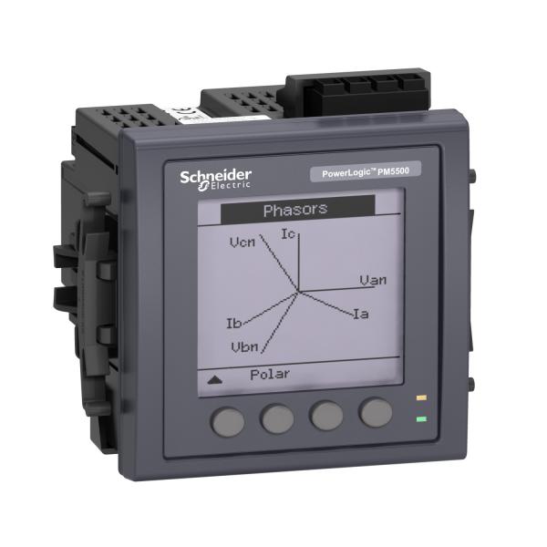 Vignette 2 produit PowerLogic - centrale de mesure - PM5561 - IP+RS485 - mémoire - 4E/2S - MID | Ref : METSEPM5561