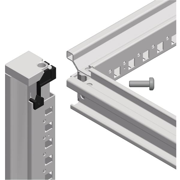 Vignette 2 produit Spacial SF - cellule - 1 porte - sans châssis - assemblé - 1800x800x400mm | Ref : NSYSF18840