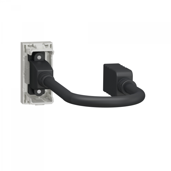 Vignette 2 produit Unica - prise HDMI prconnectorise - 1 mod - Blanc - mca seul | Ref : NU343018