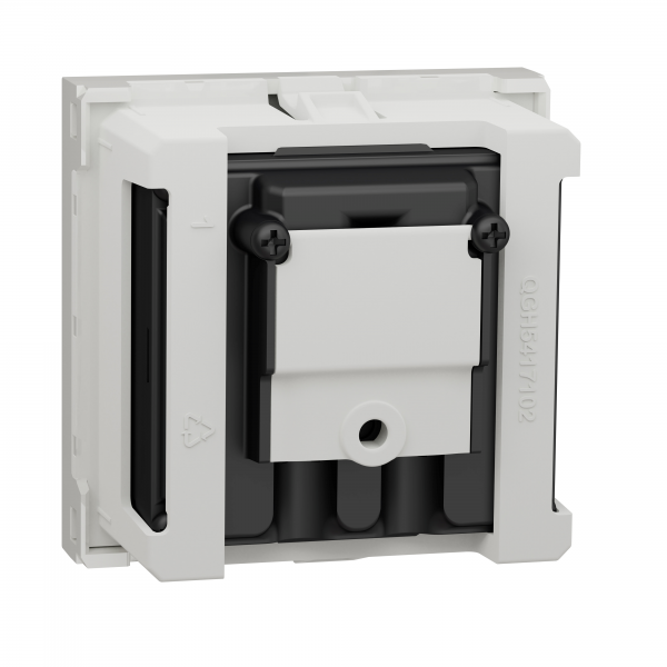Vignette 2 produit Unica - prise R-TV + SAT - individuel - 2 mod - Blanc - mca seul | Ref : NU345418