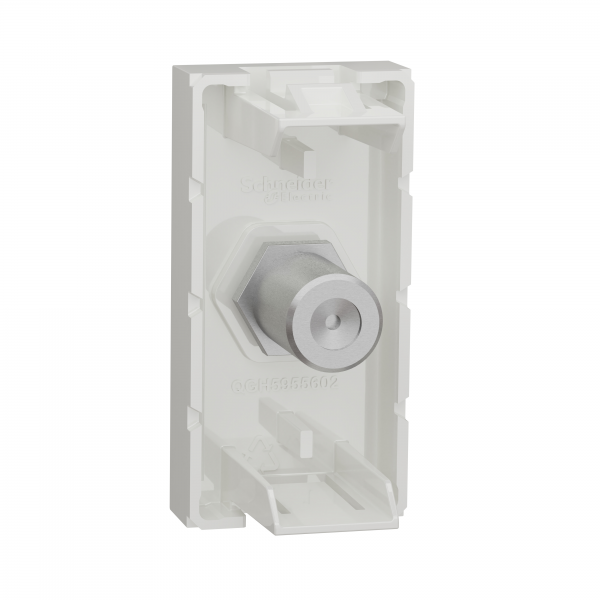 Vignette 2 produit Unica - prise tlvision - TV type F - 1 module - Blanc - mcanisme seul | Ref : NU346818