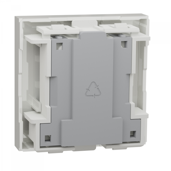 Vignette 2 produit Unica - conjoncteur téléphone en T - 8 contacts - Blanc - mécanisme seul | Ref : NU349618